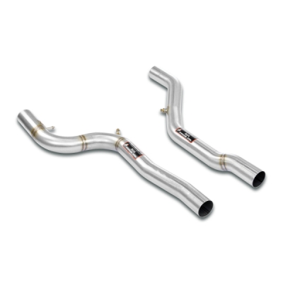 X-Pipe Package (Delete the OPF - mid resonator)For the Std - OEM rear muffler Supersprint 745820