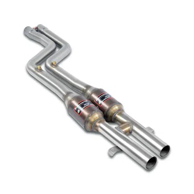 Front exhaust with Metallic catalytic converter 100CPSI Supersprint 045232