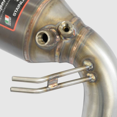 Downpipe Left with Metallic catalytic converter(Left Hand Drive / Right Hand Drive) Supersprint 778781