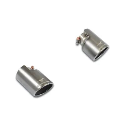 Sada koncovek výfuku, pravá ∅100 mm – levá ∅100 mm "Gun Metal Grey" Supersprint 756674