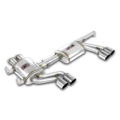 Zadní díl výfuku pravá 80mm + levá 80 mm "LIGHTWEIGHT RACING" - 13,0 kg Supersprint 044006
