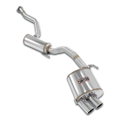 Středový a koncový díl výfuku "Power Loop" ∅80 mm s homologací E.E.C. Supersprint 753836