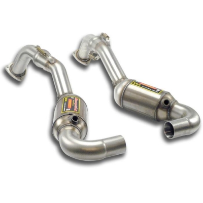 Front pipe. Right + Left. with catalytic Supersprint 682602