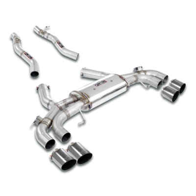 Axle Back Package, Race Tips Supersprint 526220