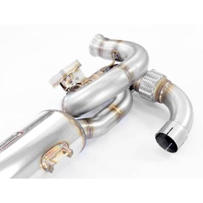 Rear exhaust "Race" right - left with valve Supersprint 443254
