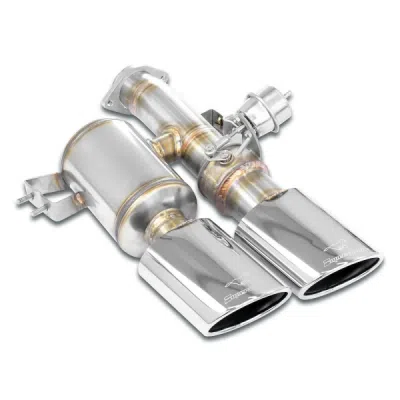 Rear exhaust Left 120x80 with valve (Vacuum) Supersprint 394437