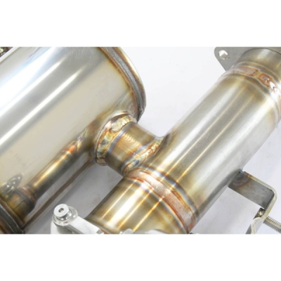 Rear exhaust Left 120x80 with valve (Vacuum) Supersprint 394437