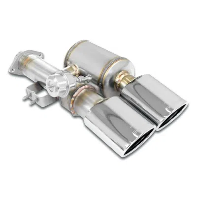 Rear exhaust Right 120x80 with valve (Vacuum) Supersprint 394407