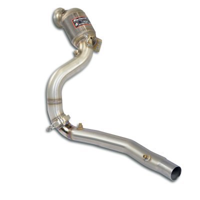 Downpipe levý + kovový pre-kat (nahrazuje druhý katalyzátor) Supersprint 724841