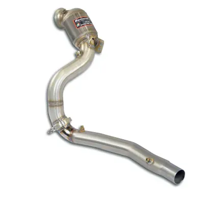 Downpipe levý + kovový pre-kat (nahrazuje druhý katalyzátor) Supersprint 724841