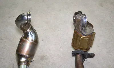 Turbo downpipe + Metalický katalyzátor Supersprint 756321