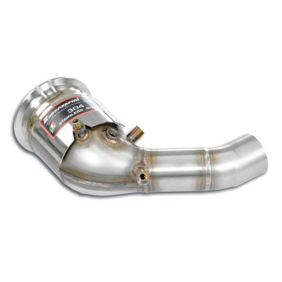 Levý downpipe levý s metalickým katalyzátorem (nahrazuje OPF) Supersprint 860841