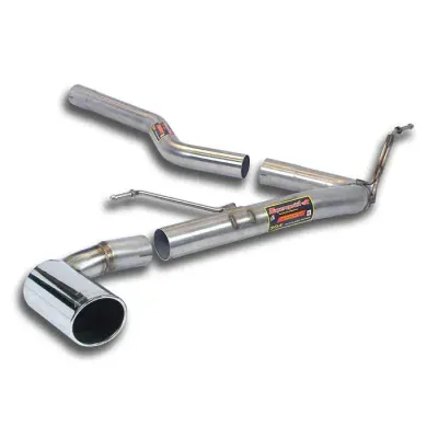 Spojovací trubka + zadní trubka ∅90 mm (odstranění tlumiče) Supersprint 987514