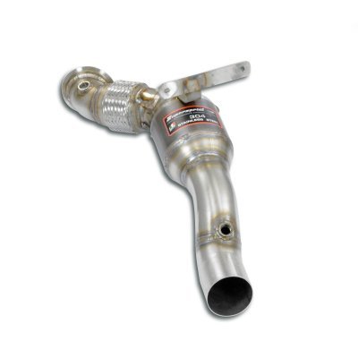 Downpipe levý s metalickým katalyzátorem Supersprint 393341