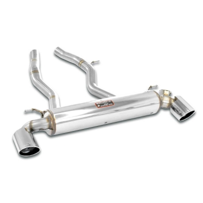 Zadní díl výfuku pravý ∅120 mm - levý ∅120 mm s klapkou Supersprint 525924