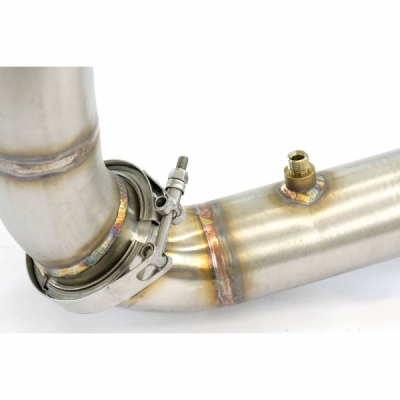 Downpipe levý s metalickým katalyzátorem (nahrazuje pre-kat) Supersprint 724881