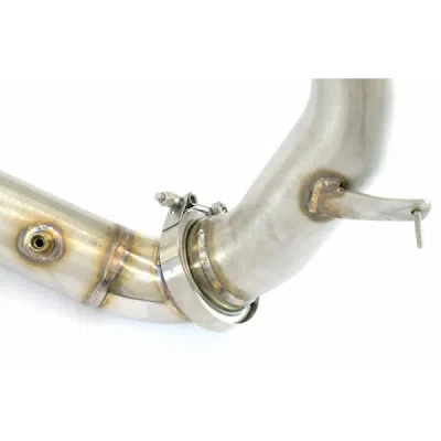 Downpipe pravý + kovový katalyzátor (nahrazuje pre-kat) Supersprint 724861