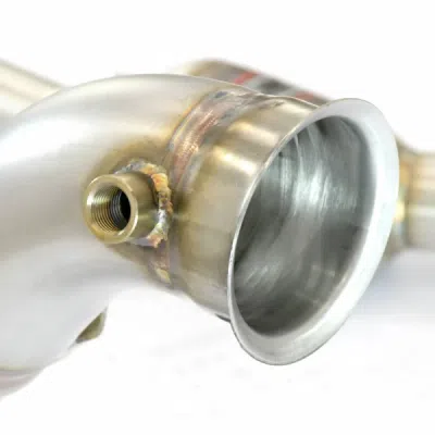 Downpipe pravý + kovový katalyzátor (nahrazuje pre-kat) Supersprint 724861