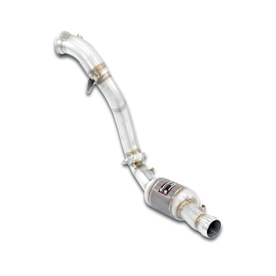 Downpipe pravý + kovový katalyzátor (nahrazuje pre-kat) Supersprint 724861