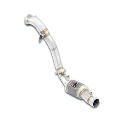 Downpipe pravý + kovový katalyzátor (nahrazuje pre-kat) Supersprint 724861