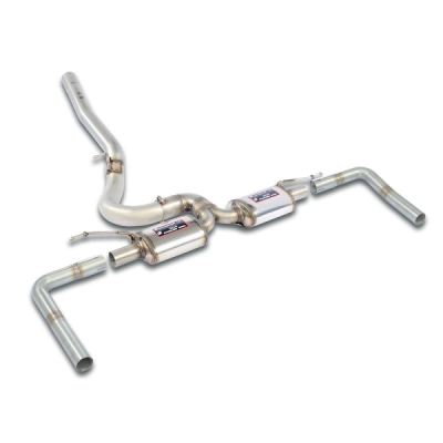 Rear exhaust Right - Left "Racing" Supersprint 048464