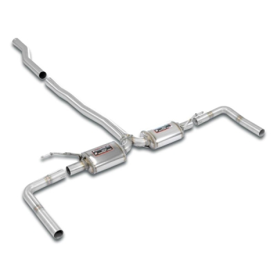 Rear exhaust Right - Left "Racing" Supersprint 048364