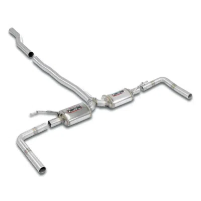 Rear exhaust Right - Left "Racing" Supersprint 048164