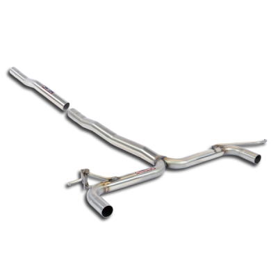 Rear pipe "Y-Pipe" Right - Left(Muffler delete) Supersprint 832694