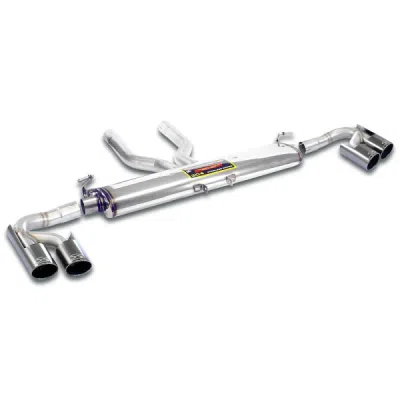 Rear exhaust Right - Left OO100 "Gun Metal Grey" Supersprint 245836