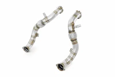 Turbo downpipe kit, pravá-levá (nahrazuje první a druhý katalyzátor) (třetí katalyzátor zůstává zachován) Supersprint 528111