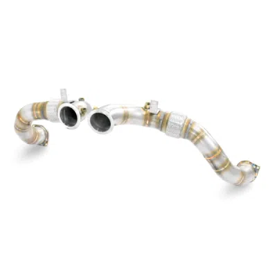Turbo downpipe kit, pravá-levá (nahrazuje první a druhý katalyzátor) (třetí katalyzátor zůstává zachován) Supersprint 528111