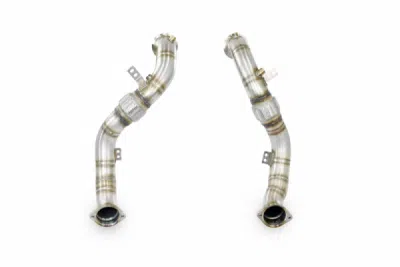 Turbo downpipe kit, pravá-levá (nahrazuje první a druhý katalyzátor) (třetí katalyzátor zůstává zachován) Supersprint 528111