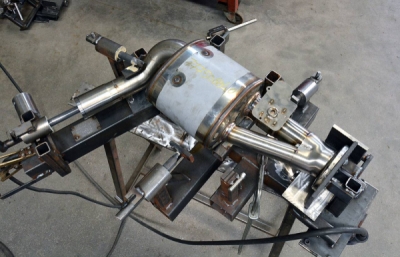 Zadní díl výfuku – pravý - 150x105 mm s klapkou Supersprint 777505