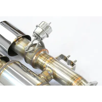 Rear exhaust Right 120x80 with valve (Vacuum) Supersprint 394407