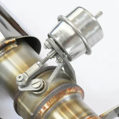 Rear exhaust Right 120x80 with valve (Vacuum) Supersprint 394407