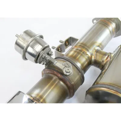 Rear exhaust Right 120x80 with valve (Vacuum) Supersprint 394407