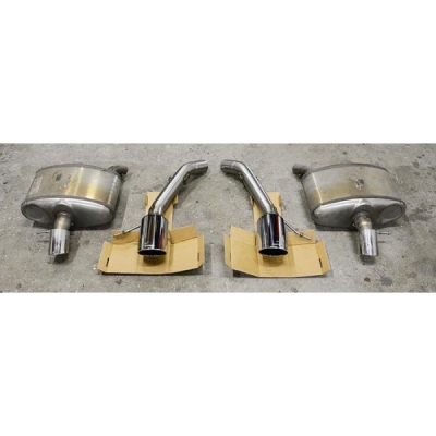 Zadní trubka levá "Gun Metal Grey" ∅120 mm (odstranění tlumiče) Supersprint 402384