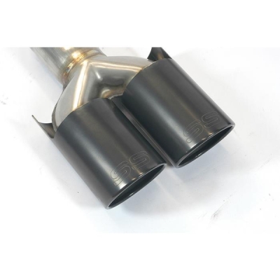 Sada koncovek výfuku, pravá ∅90 mm – levá ∅90 mm "Gun Metal Grey" Supersprint 982146