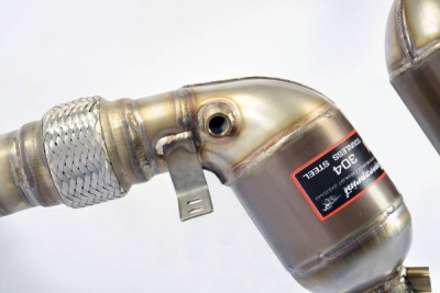 Turbo downpipe kit + metalický katalyzátor pravý Supersprint 986721