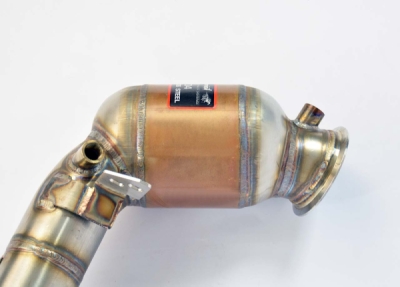 Turbo downpipe kit + metalický katalyzátor pravý Supersprint 986721