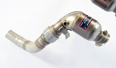 Turbo downpipe kit + metalický katalyzátor pravý Supersprint 986721