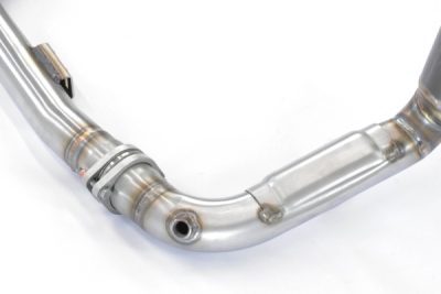 Downpipe levý + přední trubka + první kovový katalyzátor Supersprint 843822
