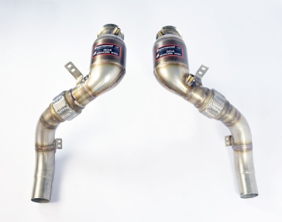 Turbo downpipe kit + metalický katalyzátor levý Supersprint 986741