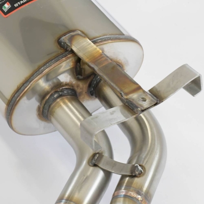 Centre + rear exhaust 95x75 "S-Bend" Supersprint 841228