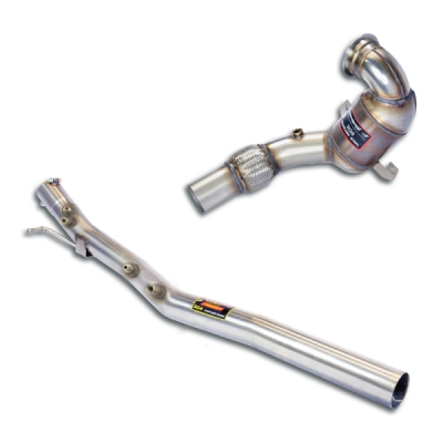 Turbo downpipe kit + metalický katalyzátor 200 CPSI (odstraňuje OPF) Supersprint 778541