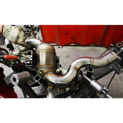 Downpipe pravý + Metalický katalyzátor Supersprint 771321