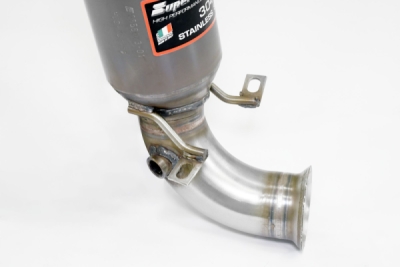 Turbo downpipe kit with Metallic catalytic 100CPSI Supersprint 831241