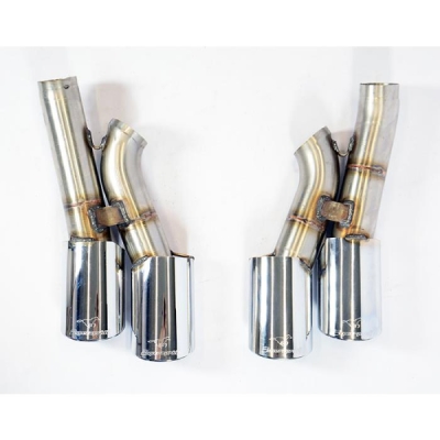 Sada koncovek výfuku, pravá 100x75 mm + levá 100x75 mm Supersprint 773517