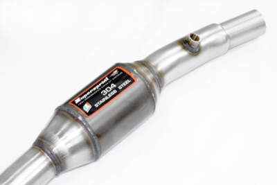 Levý downpipe s metalickým katalyzátorem Supersprint 762041