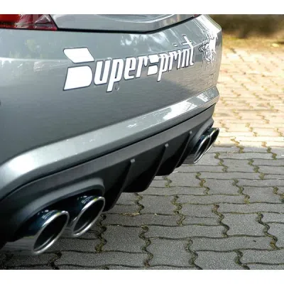 Zadní díl výfuku levý 120x80 mm Supersprint 848037